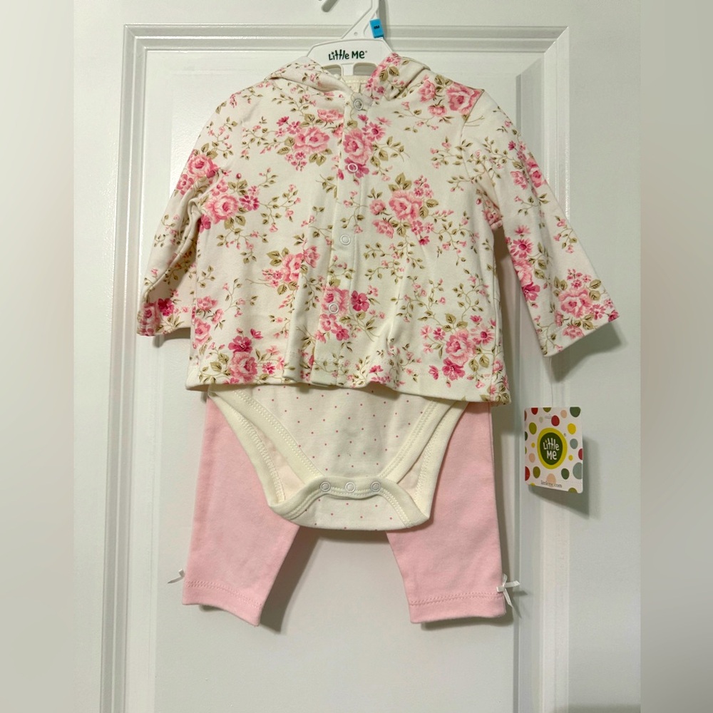 Three-piece Floral Set